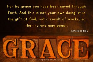 Grace Written on Blocks with Scripture Verse Ephesians 3_8 and 9