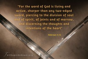 two swords crossed with scripture hebrews 4_12