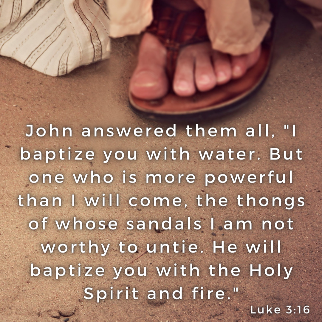 Baptism – Water and Fire